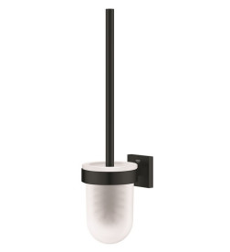 Ершик для унитаза Grohe QuickFix Start Cube стекло/металл черный матовый 409772430