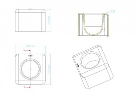 Ершик для унитаза Haceka Yoly напольный пластик белый 1137997