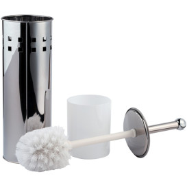 Йоршик для унітазу Kroner KRM Rizze-ACC321-1 хром підлоговий CV022909