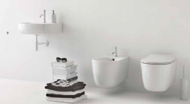 Йоржик для унітазу підлоговий Kerasan Nolita білий матовий 922530