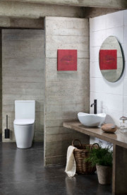 Йоршик для унітазу Roca Hotels підвісний метал чорний A817587C40