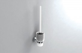 Йоржик для унітазу Sonia E-Plus підвісний білий / хром 124602