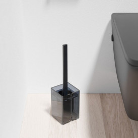 Ершик для унитаза Sonia Luce напольный латунь/акриловое стекло черный 182534