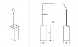 Йоржик для унітазу Sonia S5 підлоговий нержавіюча сталь хром 153039