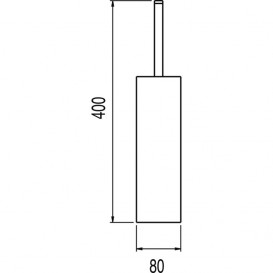 Ёршик для унитаза Tres Cuadro Tres напольный керамика/металл белый/хром 10763623