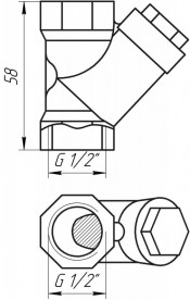 Фільтр грубої очистки Arco 1/2