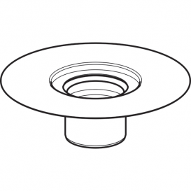 Фланец Geberit для трапов 13х13 см нержавеющая сталь 388.101.00.1