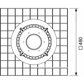 Фланець Seal System з кільцем з полімер TECE TECEdrainpoint S 3690008