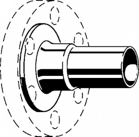 Фланець Viega SeaPress 0359.3 d54 сплав CuNiFe 90/10 454104