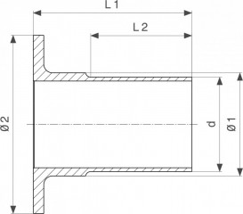 Фланець Viega SeaPress 0359.3XL d108 сплав CuNiFe 90/1 454135