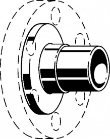 Фланец Viega SeaPress 0359.3XL d76,1 сплав CuNiFe 90/10 454111