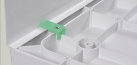 Фронтальна панель для піддону Eger 120х90 (2 частини) біла PAN-1290S