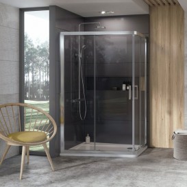 Фронтальная панель для поддона Ravak Asymetric Pro 120x90 SET L 10° белая XA95G70101L