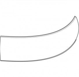 Фронтальная панель для угловой ванны Geberit Selnova 135х135 белый 554.887.01.1