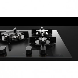 Газовая варочная поверхность Teka GBC 64 BM закаленное стекло черный матовый 112570217