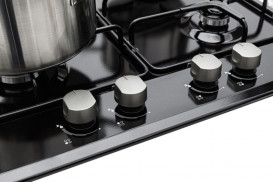 Газовая варочная поверхность Vestel эмалированная сталь черный AOB-6024