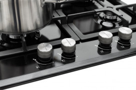 Газовая варочная поверхность Vestel эмалированная сталь черный AOB-6024C