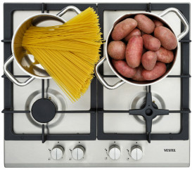 Газовая варочная поверхность Vestel нержавеющая сталь AOX-6024C