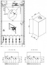 Газовый котел Baxi Luna Duo-tec+ 28 GA двухконтурный конденсационный 7101932