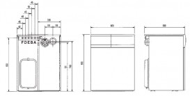 Газовый котел Baxi Slim 2.300 Fi двухконтурный турбированный напольный WSB437303010