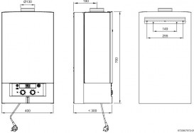 Газовый котел Bosch Gaz 3000 ZS 28-2KE одноконтурный открытая камера сгорания 7712230059