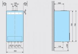 Газовий котел Buderus Logamax U044-24K двоконтурний конвекційний 7716010341