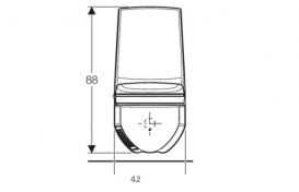 Унитаз-биде подвесной Geberit AquaClean 8000plus 186.100.10.1