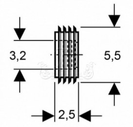 Geberit Резиновая манжета для входного отверстия унитаза 242.018.00.1