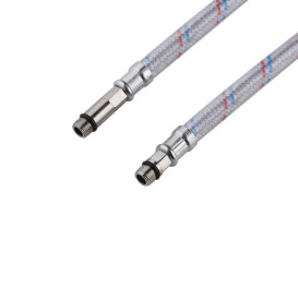 Гибкая подводка для подключения смесителя Kroner KRM-120М10 ½хM10 ВН 120 см нейлоновая оплетка CV023684