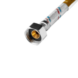 Гибкая подводка для подключения воды Kroner KRM-200ВВ ½х½ ВВ 200 см нейлоновая оплетка CV023664