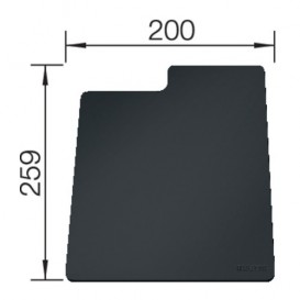 Гибкая разделочная доска Blanco SITYPad пластик лава 235900