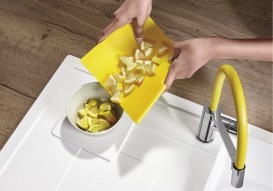 Гибкая разделочная доска Blanco SITYPad пластик лимон 236718