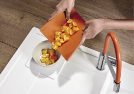 Гибкая разделочная доска Blanco SITYPad пластик апельсин 236719