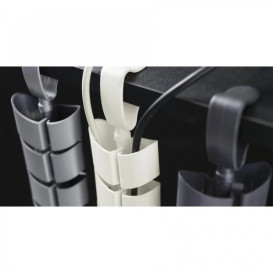 Гнучкий кабель-канал ASA Plastici Vertebra пластик графіт 010.120.00003