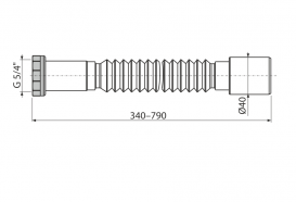 Гибкое соединение AlcaPlast 5/4