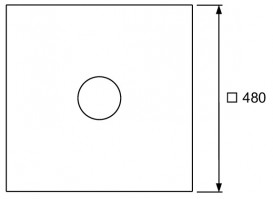 Гидроизоляционная манжета Seal System для душевого трапа TECE TECEdrainpoint S 3690004