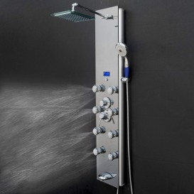 Гидромассажная панель для душа Dusel зеркальный DU787392M