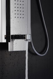 Гидромассажная панель для душа Dusel нержавеющая сталь хром DU2018-00