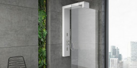 Гидромассажная панель для душа Kolpa San Sky 1600 3f Kerrock андезит 927680