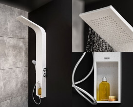 Душевая панель Kolpa San Solano 1400 2f Kerrock белый 564090