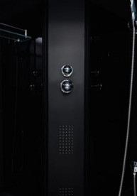 Гідромасажний бокс Diamond Premium 90х90х220 см сіре скло/профіль чорний DP-327