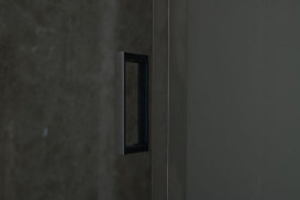 Гидромассажный бокс Diamond Premium 90х90 см серое стекло/профиль черный DP-358