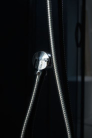 Гидромассажный бокс Diamond Premium 90х90 серое стекло/профиль черный DP-210
