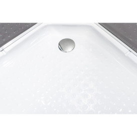 Гідромасажний бокс Insana ELARA 91/6 LN 90x90 профіль чорний/прозоре скло А0048479