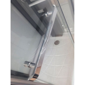 Гидромассажный бокс Miracle 100х80 см профиль черный/стекло прозрачное NA112-3A