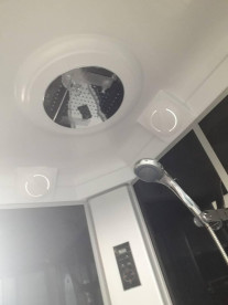 Гидромассажный бокс Miracle 120х85 см профиль сатин/стекло серое F76-3W R/Rz+ new КПУ