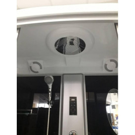 Гідромасажний бокс Miracle 150х85 см профіль сатин/скло сіре F77-3W/Rz+ new КПУ