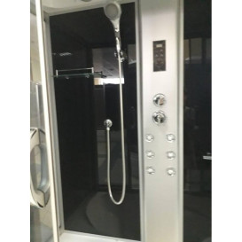 Гидромассажный бокс Miracle 170х85 см профиль сатин/стекло серое F78-3W/Rz+ new КПУ