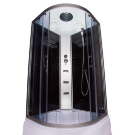 Гидромассажный бокс Vivia 120 RC 120х120 профиль сатин/тонированное стекло А0053567