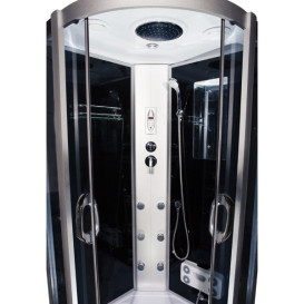 Гідромасажний бокс Vivia 266 RC 100х100 профіль сатин/тоноване скло А0049544